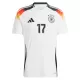 Maglia Germania Wirtz 17 Uomo Primo Euro 2024