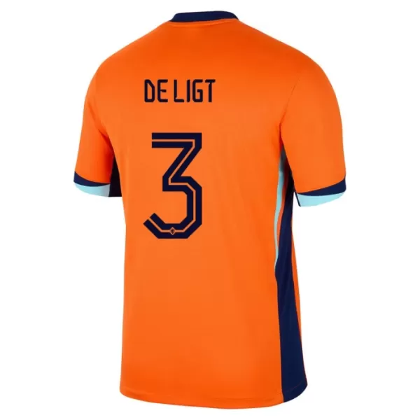 Completo calcio Paesi Bassi De Ligt 3 Bambino Primo Euro 2024