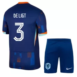 Completo calcio Paesi Bassi De Ligt 3 Bambino Secondo Euro 2024 Completo calcio Paesi Bassi De Ligt 3 Bambino Secondo Euro 2024