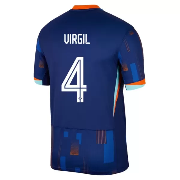 Completo calcio Paesi Bassi Virgil 4 Bambino Secondo Euro 2024