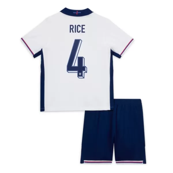 Completo calcio Inghilterra Rice 4 Bambino Primo Euro 2024