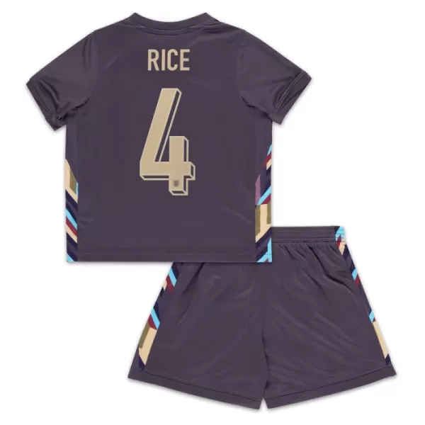 Completo calcio Inghilterra Rice 4 Bambino Secondo Euro 2024
