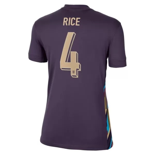 Maglia Inghilterra Rice 4 Donna Secondo Euro 2024