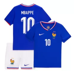 Completo calcio Francia Mbappé 10 Bambino Primo Euro 2024 Completo calcio Francia Mbappé 10 Bambino Primo Euro 2024