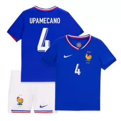 Completo calcio Francia Upamecano 4 Bambino Primo Euro 2024 Completo calcio Francia Upamecano 4 Bambino Primo Euro 2024