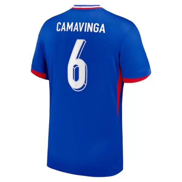 Maglia Francia Camavinga 6 Uomo Primo Euro 2024