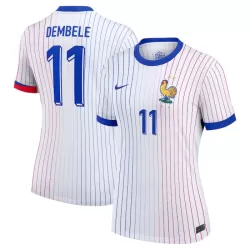 Maglia Francia Dembele 11 Donna Secondo Euro 2024 Maglia Francia Dembele 11 Donna Secondo Euro 2024