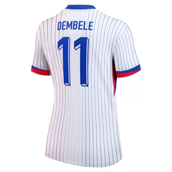 Maglia Francia Dembele 11 Donna Secondo Euro 2024