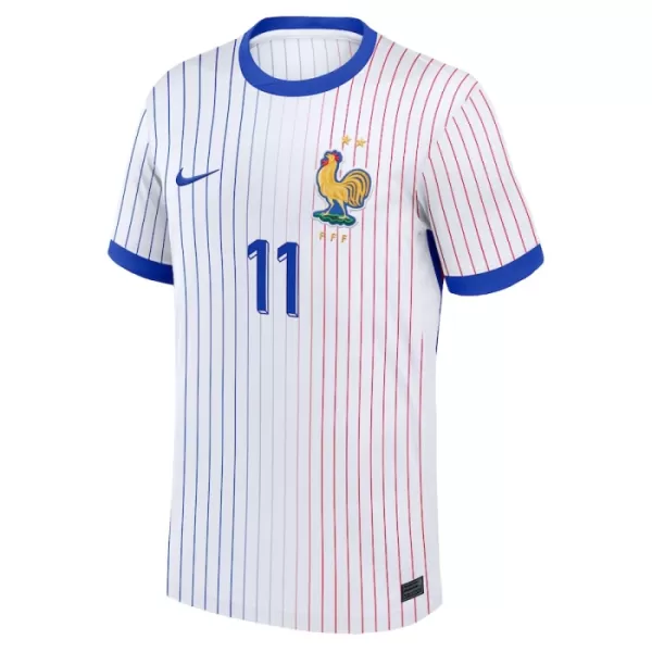 Maglia Francia Dembele 11 Uomo Secondo Euro 2024