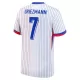 Maglia Francia Griezmann 7 Uomo Secondo Euro 2024