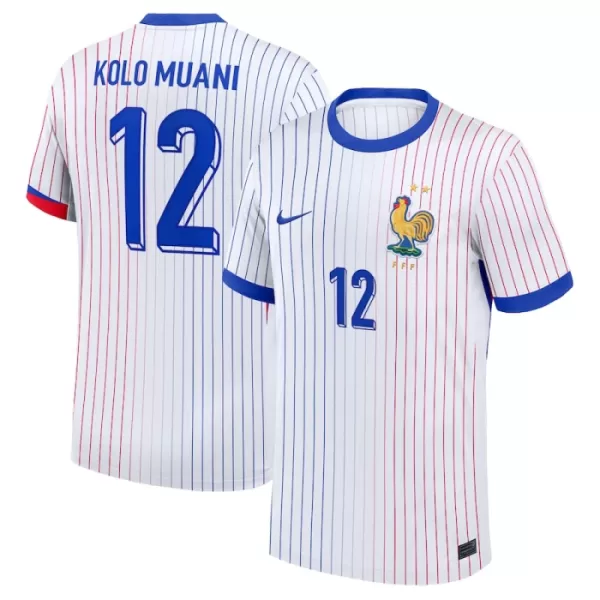 Maglia Francia Kolo Muani 12 Uomo Secondo Euro 2024