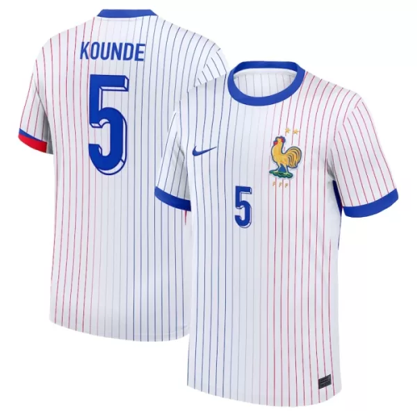 Maglia Francia Kounde 5 Uomo Secondo Euro 2024