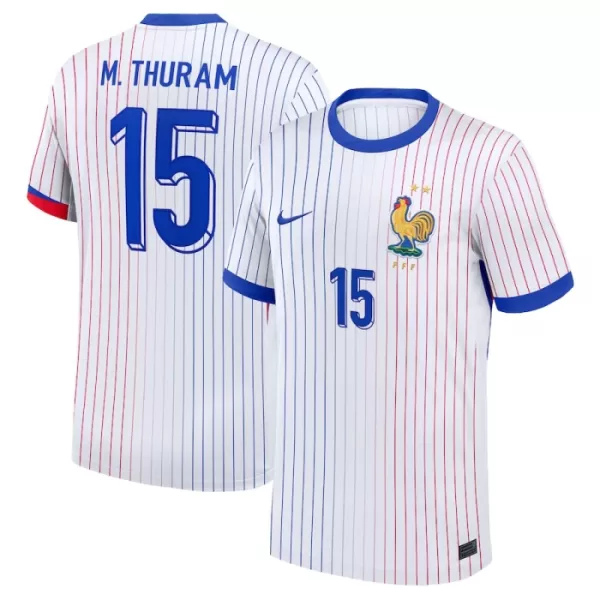 Maglia Francia M. Thuram 15 Uomo Secondo Euro 2024