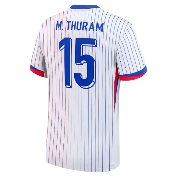 Maglia Francia M. Thuram 15 Uomo Secondo Euro 2024