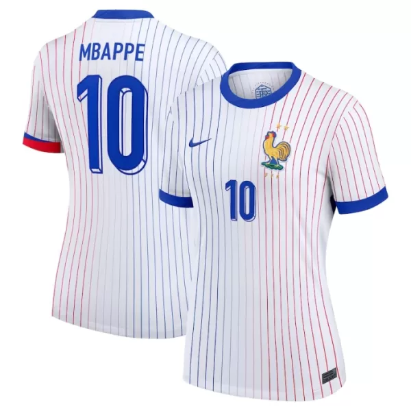 Maglia Francia Mbappé 10 Donna Secondo Euro 2024