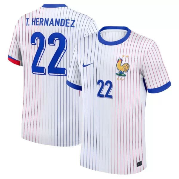 Maglia Francia T. Hernandez 22 Uomo Secondo Euro 2024