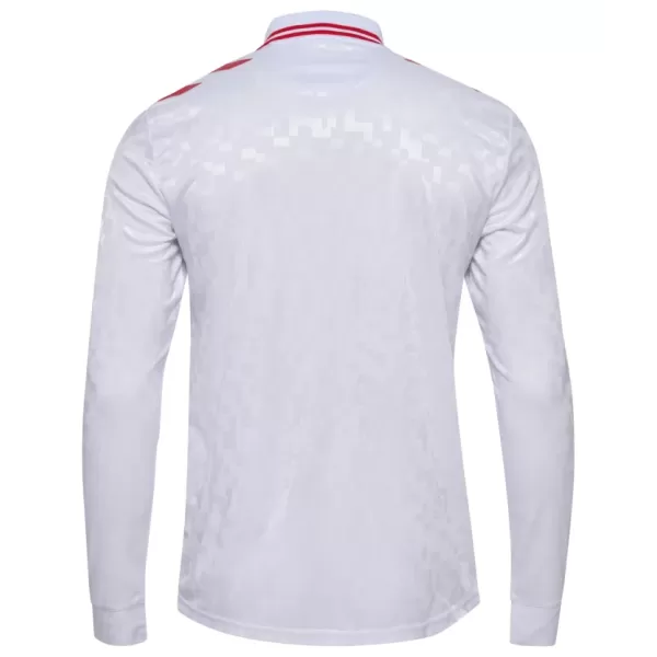 Maglia Danimarca Uomo Secondo Euro 2024 Maniche Lunghe