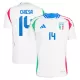 Maglia Italia Chiesa 14 Uomo Secondo Euro 2024