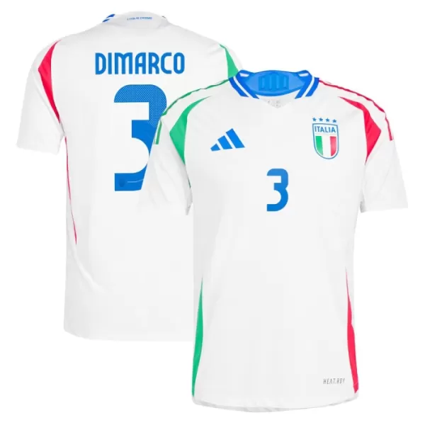 Maglia Italia DiMarco 3 Uomo Secondo Euro 2024