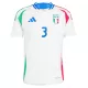 Maglia Italia DiMarco 3 Uomo Secondo Euro 2024