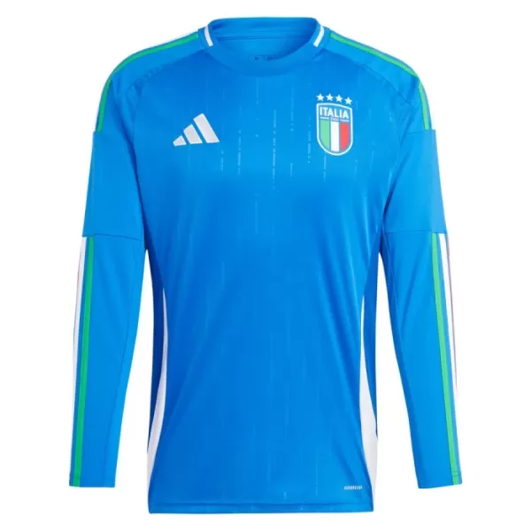 Maglia Italia Uomo Primo Euro 2024 Maniche Lunghe