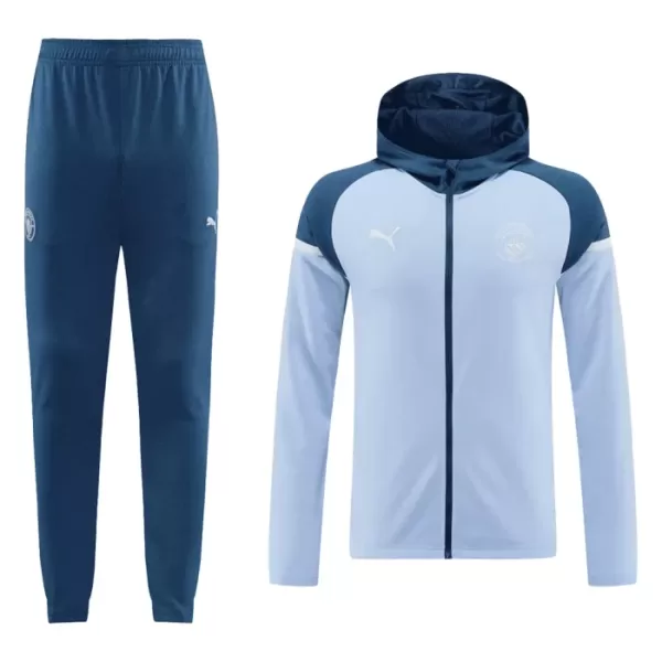 Manchester City Felpe con Cappuccio da Allenamento Uomo 2024/25 Blu