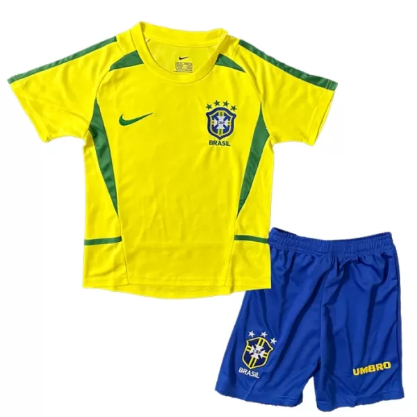 Completo calcio Brasile 2002-2003 Bambino Primo Retro