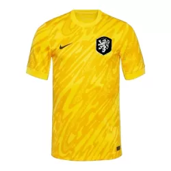Maglia Portiere Paesi Bassi Uomo Euro 2024 Gialla Maglia Portiere Paesi Bassi Uomo Euro 2024 Gialla