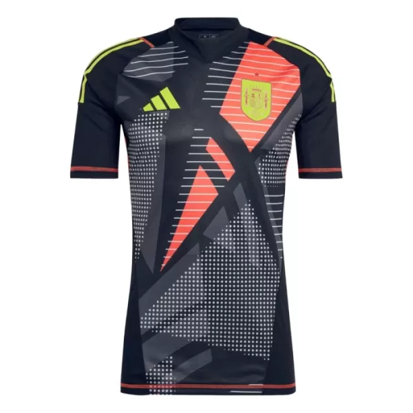 Maglia Portiere Spagna Uomo Euro 2024 Nera