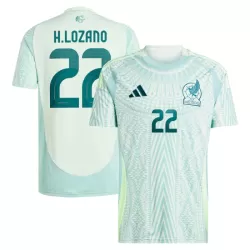 Maglia Messico Hirving Lozano 22 Uomo Secondo 2024 Maglia Messico Hirving Lozano 22 Uomo Secondo 2024