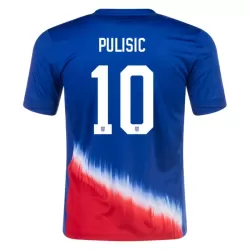 Maglia Stati Uniti Pulisic 10 Uomo Secondo 2024 Maglia Stati Uniti Pulisic 10 Uomo Secondo 2024