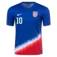 Maglia Stati Uniti Pulisic 10 Uomo Secondo 2024