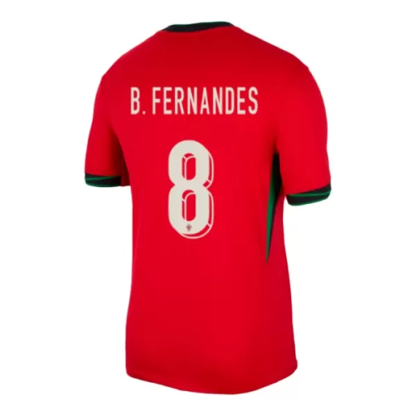 Completo calcio Portogallo Bruno Fernandes 8 Bambino Primo Euro 2024