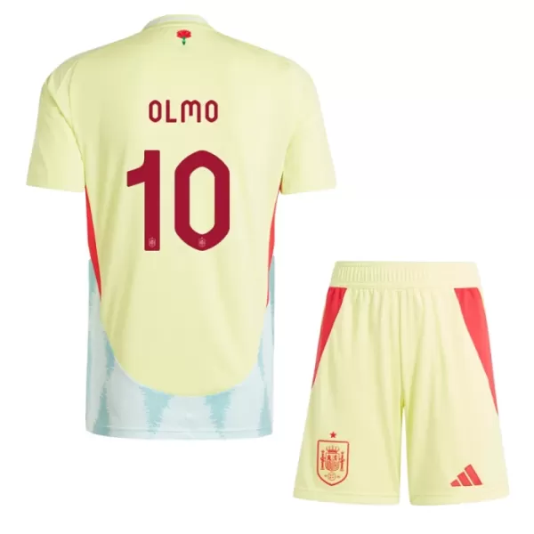 Completo calcio Spagna Dani Olmo 10 Bambino Secondo Euro 2024