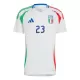 Maglia Italia Alessandro Bastoni 23 Uomo Secondo Euro 2024