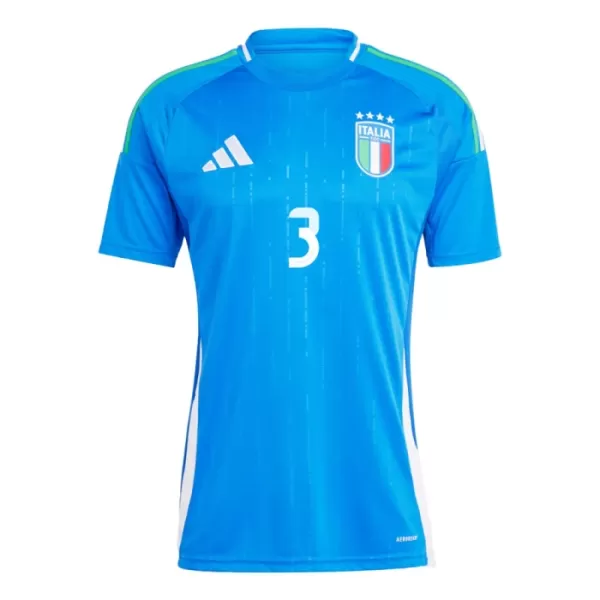 Maglia Italia Federico Dimarco 3 Uomo Primo Euro 2024