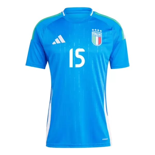 Maglia Italia Giorgio Scalvini 15 Uomo Primo Euro 2024