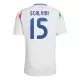 Maglia Italia Giorgio Scalvini 15 Uomo Secondo Euro 2024