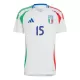 Maglia Italia Giorgio Scalvini 15 Uomo Secondo Euro 2024