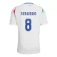 Maglia Italia Jorginho 8 Uomo Secondo Euro 2024