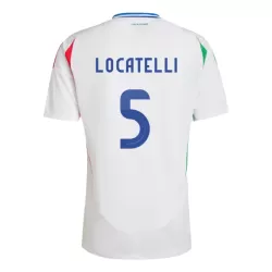 Maglia Italia Manuel Locatelli 5 Uomo Secondo Euro 2024 Maglia Italia Manuel Locatelli 5 Uomo Secondo Euro 2024