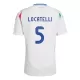 Maglia Italia Manuel Locatelli 5 Uomo Secondo Euro 2024