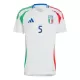 Maglia Italia Manuel Locatelli 5 Uomo Secondo Euro 2024