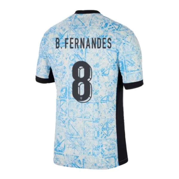 Maglia Portogallo Bruno Fernandes 8 Uomo Secondo Euro 2024