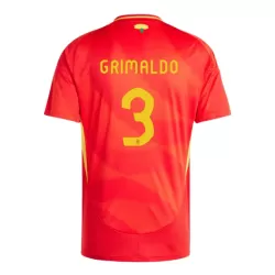 Maglia Spagna Alejandro Grimaldo 3 Uomo Primo Euro 2024 Maglia Spagna Alejandro Grimaldo 3 Uomo Primo Euro 2024