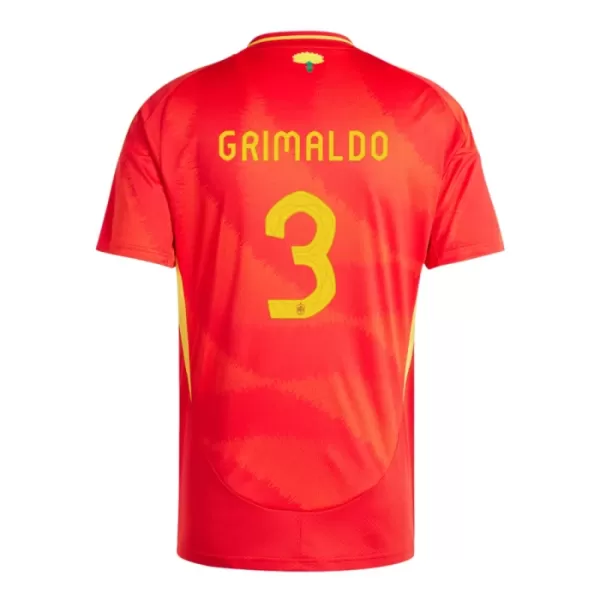 Maglia Spagna Alejandro Grimaldo 3 Uomo Primo Euro 2024