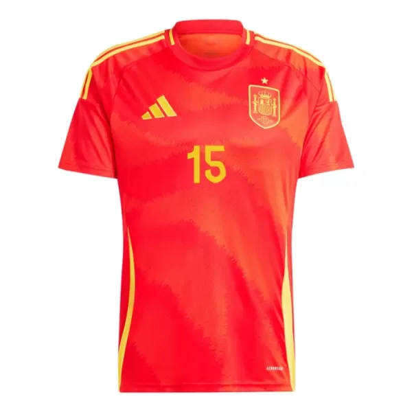 Maglia Spagna Alex Baena 15 Uomo Primo Euro 2024