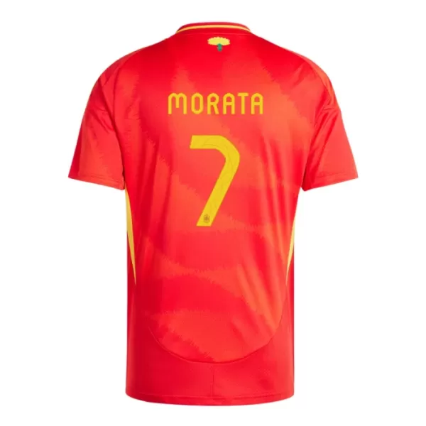 Maglia Spagna Alvaro Morata 7 Uomo Primo Euro 2024