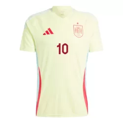 Maglia Spagna Dani Olmo 10 Uomo Secondo Euro 2024