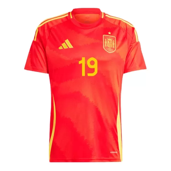 Maglia Spagna Lamine Yamal 19 Uomo Primo Euro 2024